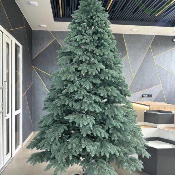 Штучна лита ялинка “Рояль Мега” блакитна 1.5м