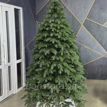 Штучна лита ялинка “Лапландська” зелена 2.2м